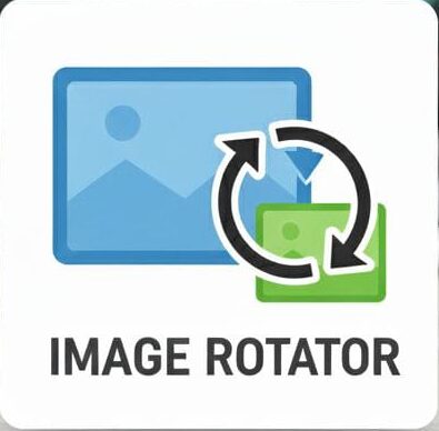 homepage banner of online image rotator tool