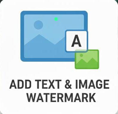 homepage banner of add watermark to image online tool
