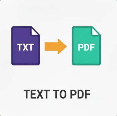 Text to PDF Converter button for quick and secure text to PDF file download