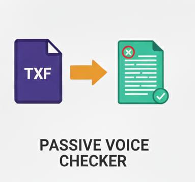 Passive Voice Checker tool preview on homepage